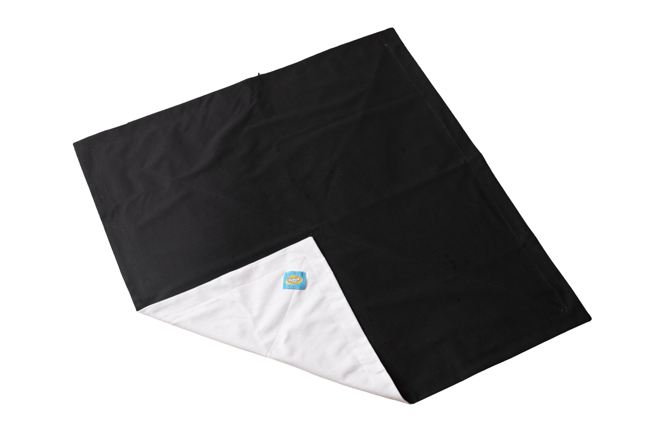 Mata bawełniana - przewijak - czarny Mata bawełniana - przewijak - czarny